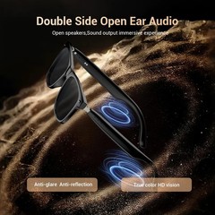 Blackview AI Smart Glasses 4K HD Video Record 8MP Camera, Real-Time Translation