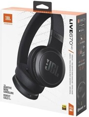 JBL LIVE670NC Wireless Over-Ear Headphones Adaptive NC Spatial Sound Black