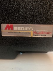 Monster Cable M-Series M1.4s Bi-Wire Speaker Cables W/3 10ft/3m Pair – CIB