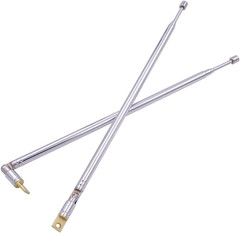 FM Radio Antenna, 2-Pack Telescopic AM FM Radio Antenna Replacement Antenna for