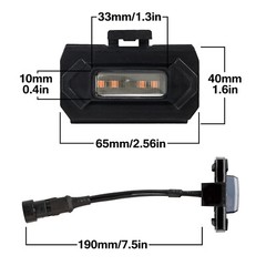 x4 Amber LED Lamp Front Grill Light Kit.For Toyota Tacoma 20-23 TRD Raptor Style