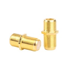 5PCS F Type Coax Coaxial Cable Coupler Female Jack Adapter Connector US SHIP
