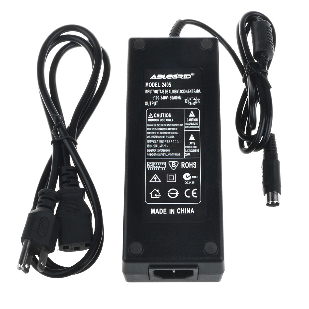 24V 5A AC Adapter Charger Power For Effinet FY2405000 LCD Monitor(4 pin Tip) PSU