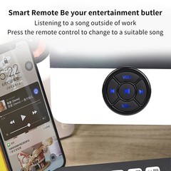 Wireless Bluetooth Media Button Remote Car Bike Music Control iOS Android