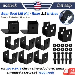 For 2014-2018 Chevy Silverado GMC Sierra Crew Cab Rear Seat Lift Kit 2.5″ inch