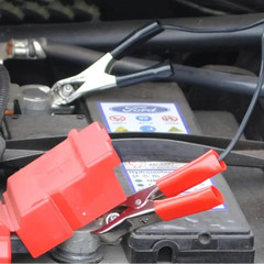 2X Car Battery Alligator Clamp Cable Clip Lot Cigarette Lighter Adapter Socket