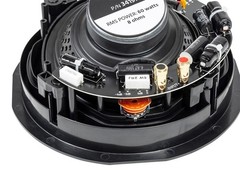 Monoprice 2-Way Carbon Fiber In-Ceiling Speakers – 6.5in (Pair) W/ Angled Driver