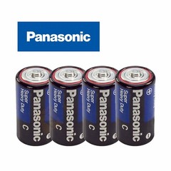 8x Panasonic C 1.5V Batteries Super Heavy Duty Power Carbon Zinc C Exp. 2027