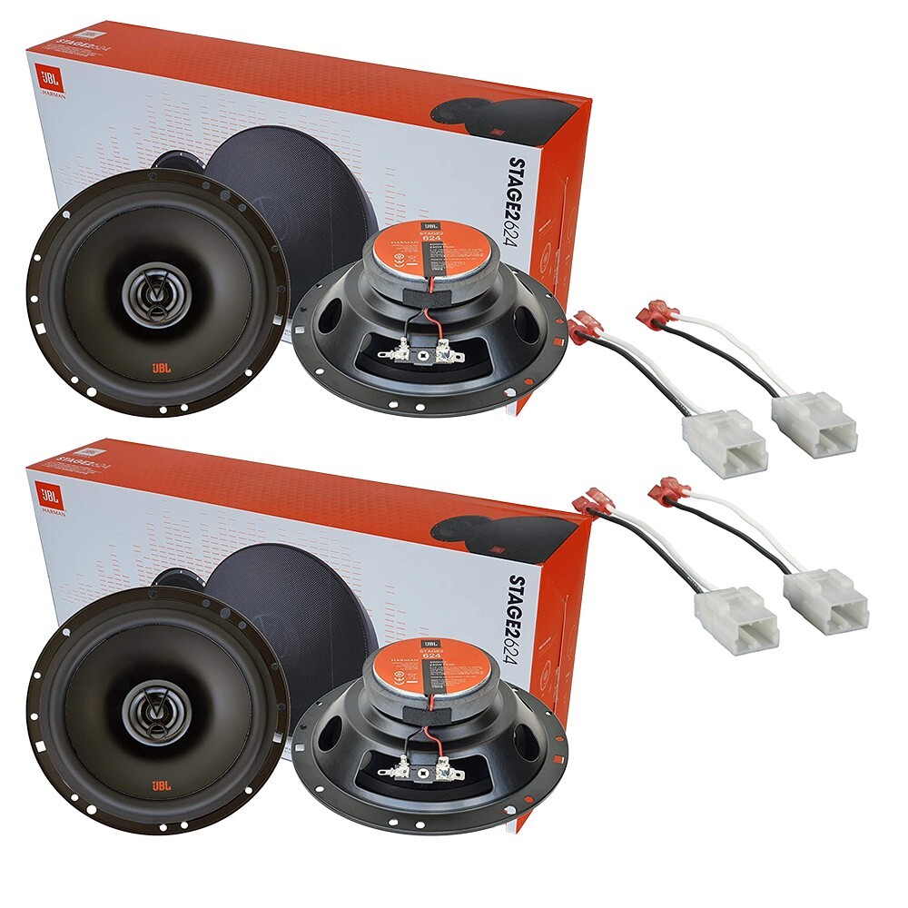 JBL Stage2624 300W 2way 6.5″ Speaker upgrade package for 2007-2017 Jeep Wrangler