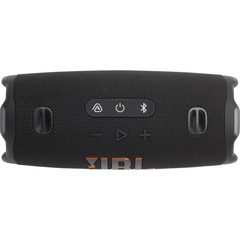 JBL Charge 6 Portable Waterproof Bluetooth Speaker with Carrying Strap (Black)