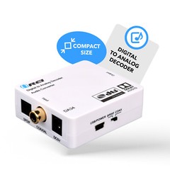 OREI Digital to Analog Dolby Digital Decoder SPDIF 5.1 Ch Input to RCA(DA34)