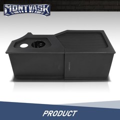 Fit For 07-13 Chevy Silverado GMC Sierra 12″ Center Console Subwoofer Sub Box