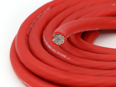 Kolossus Flex Kable 4 Gauge Power Wire Red OFC (Sold in 5 Foot Increments)