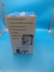 Advantage Multi-Function Portable Television AM FM WB Radio Camping Outdoors