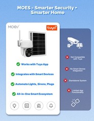 MOES 4G LTE Cellular Solar Security Camera Wireless Outdoor Built-in VSIM Card
