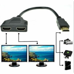 4K HDMI Cable Splitter Adapter 2.0 Converter 1 In 2 Out 1 Male to 2 Female