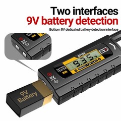 Home Use Battery Tester Household Checker for AAA AA C D 6F22 1.5V 9V Batteries