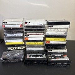 36 Cassette Tape Lot Sold As Blanks TDK Maxell Sony Fuji Scotch Reusable