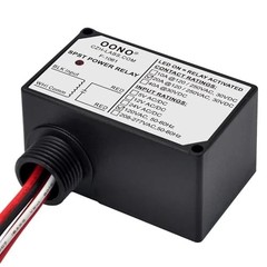 SPST 20Amp 250Vac/30Vdc Power Relay Module, Plastic Enclosure and Pre AC 120V
