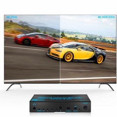 HDMI Switch With Audio 4K 60Hz HDMI2.0b 3 in 1 out Switcher Extractor 1080P 720P
