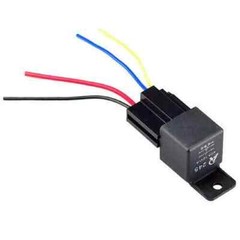5X 12V 30/40 Amp 5-Pin SPST Automotive Relay with Wires & Harness Socket Set US