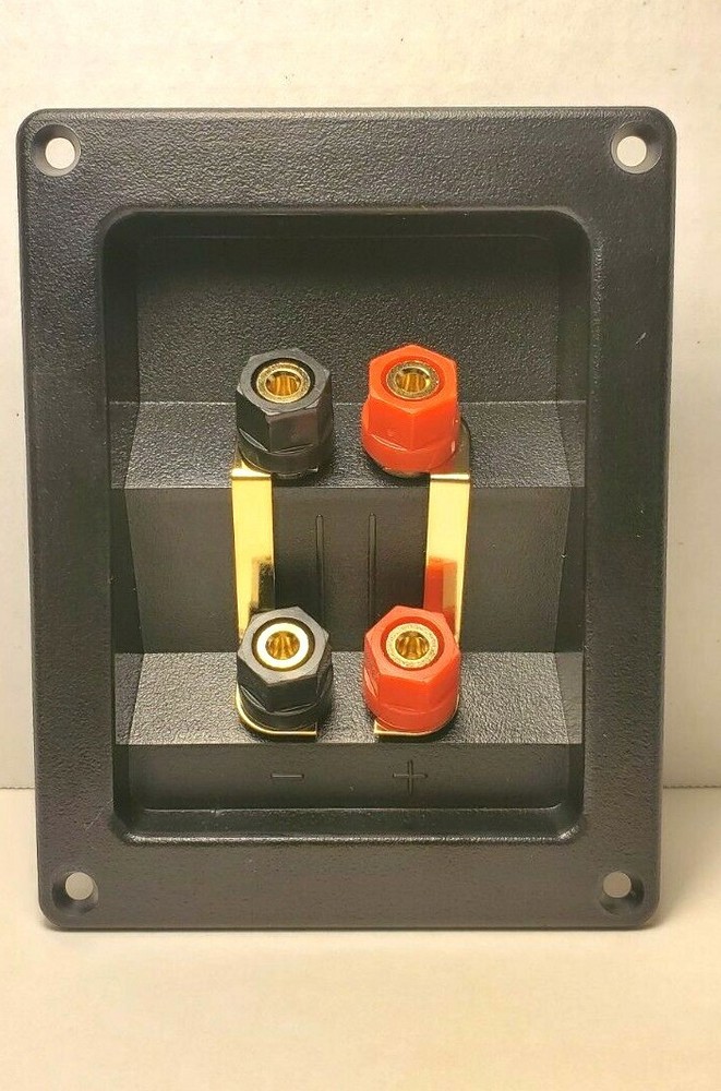 Gold Plated Bi-Amp Speaker Wire Terminal Cup Banana Binding Post Bennic TPT 20
