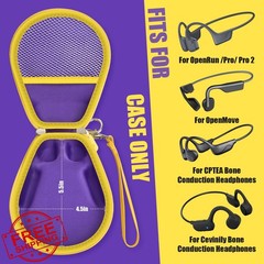 SHOKZ OpenRun Pro 2/1/Mini Bone Conduction Case Purple Box