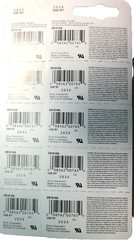 CR1616 SONY MURATA 10PK 3V LITHIUM (GREAT EX 2034) DL1616 ECR1616 FREE SHIP&TRAK