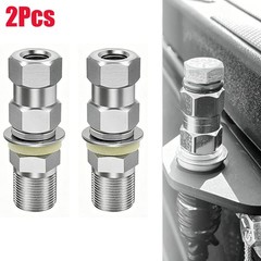 2x CB Antenna Stud Mount SO-239 3/8″x24 Thread Heavy Duty For SUV Truck Ham