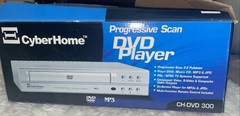 Cyber Home Progressive Scan CH DVD300 DVD Player CD MP3 JPG Never Used