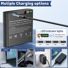 ✅13500mah JBL Battery 400 for PartyBox Stage 320 & Xtreme 4，New