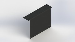 Havis Internal Equipment Plate Bracket 2″ C-FHP-2 Black Metal
