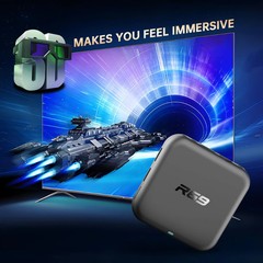Android 14.0 TV Box 8GB RAM 128GB ROM RK3518 4K WiFi 6 Bluetooth 5.0 Streaming