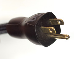 AudioQuest NRG AC Power Cable 1M IEC C13 to NEMA 5 15P Braided Black Cord