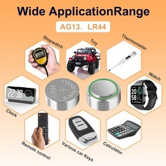 AG13 LR44 Batteries (25-Pack) – Long-Lasting 1.5V LR44 Alkaline Battery