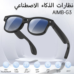 AI Smart Glasses with Camera Bluetooth Open-Ear Audio Video Recording Sunglasses