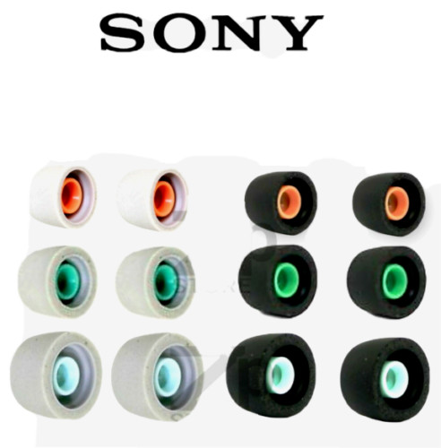 Genuine SONY Memory Foam & Silicone Earbuds Ear Tips for WF-1000XM4/1000XM5 – Bk