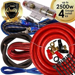 Hifonics Zeus ZG-1200.1D 1200W Mono Class D Car Amplifier + 4GA 2500W Amp Kit