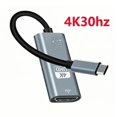 4K 60Hz Type C to HDMI Adapter USB 3.1 HUB HDTV Converter Cable for iPhone 15 TV
