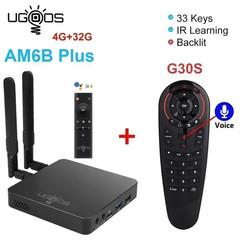 AM6B plus Amlogic S922X-J Android 9 Smart TV Box 4GB DDR4 32GB Wifi 6 1000M BT5.