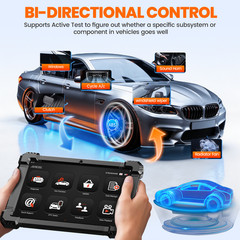 Automotive All System Diagnostic Scanner OBD2 Car Code Reader Scan Tool ABS SRS