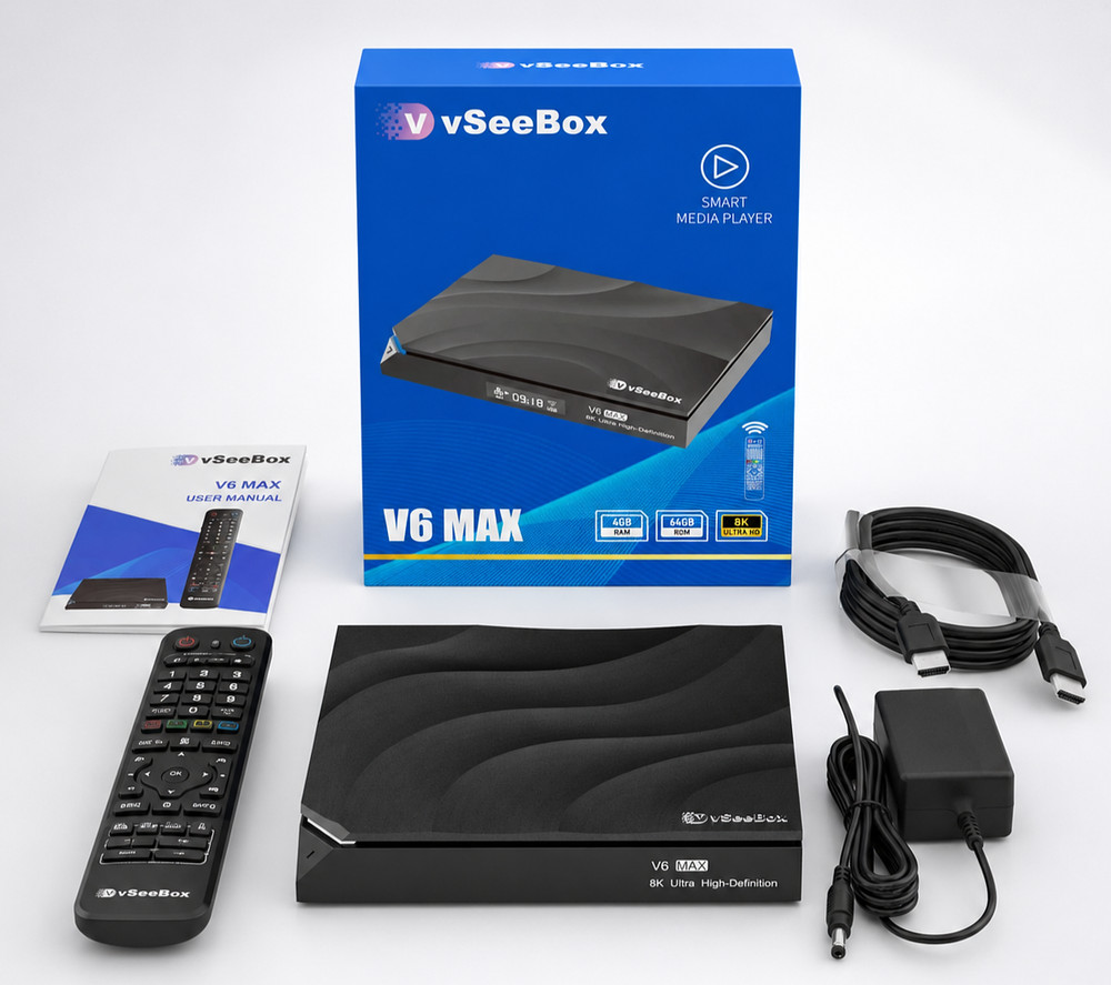 vSeeBox V6 Plus/Max/Pro,V5 Pro – AUTHORIZED DISTRIBUTOR – FREE SAME DAY SHIPPING
