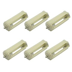 Cylindrical Battery Holder Battery Storage Case for 3 x 1.5V AAA Batteries
