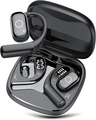 Open-Ear Bluetooth 5.4 Headphones with 50H Playtime & Active Noise Cancelling