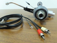 Denon DP-50M S-Shaped Static Balance Tonearm Used Japan Vintage Phono Cable Rare