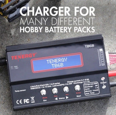 Tenergy TB6B 1S-6S Balance Charger for NiMH/NiCD/Li-PO/Li-Fe Packs+Power Supply