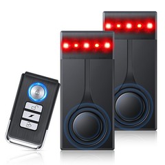 108dB Car Alarm System, Car Anti-Theft Vibration Sensor Alarm & Red Light, Wi…