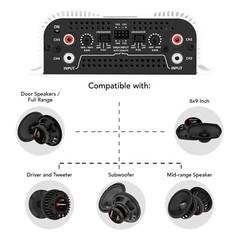 Taramps TS 1200×4 Car Audio Amplifier 1200W RMS 2 Ohms 4 Channels – Class D