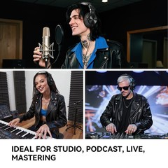 OneOdio A71D Wired Over-Ear Headphones, Studio Monitor Headsets, Hi-Res DJ St…