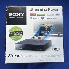 Sony SMP-N100 Network Media Player Black Wi-Fi Ethernet HDMI w/ Remote